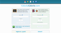 Desktop Screenshot of calcolacalorie.com